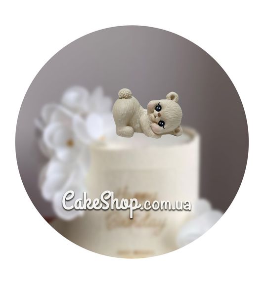 ⋗ Шоколадная фигурка Мишка мини 3 Беж ТМ ДомК купить в Украине ➛ CakeShop.com.ua, фото