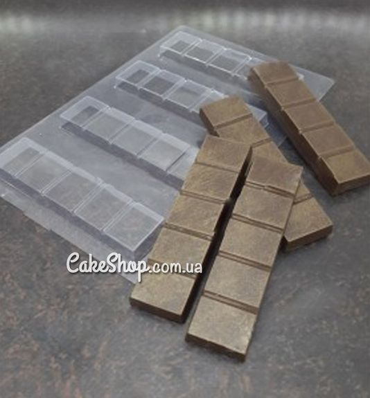 ⋗ Пластиковая форма для шоколада Батончик 2 купить в Украине ➛ CakeShop.com.ua, фото