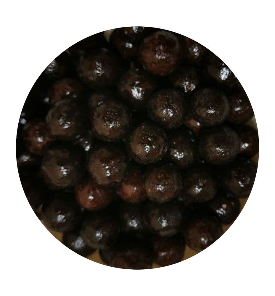 Посипка цукрова Кульки глянцеві Темно-коричневі 10 мм  50 г - фото
