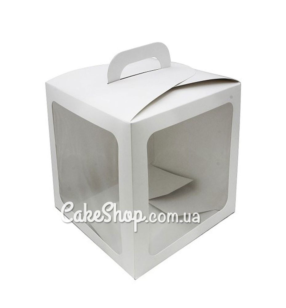 Коробка для торта, пасхи, пряничного домика 21х21х21 см - фото