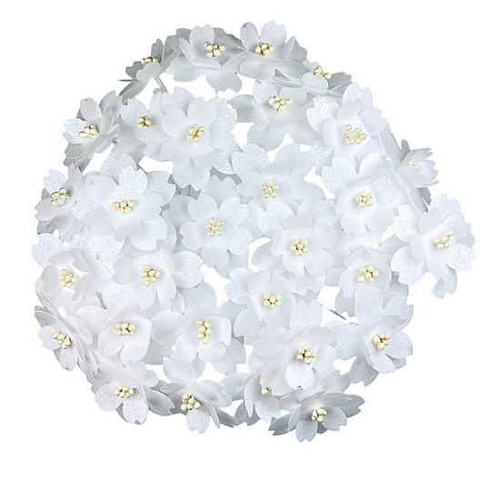 ⋗ Вафельна квітка Анемони білі 15 шт ТМ Сладо купити в Україні ➛ CakeShop.com.ua, фото