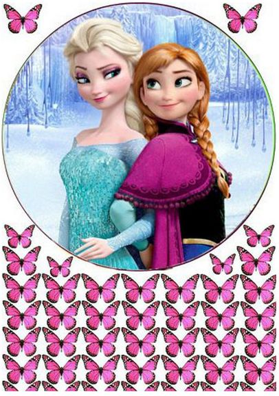 ⋗ Вафельная картинка Холодное сердце 8 купить в Украине ➛ CakeShop.com.ua, фото