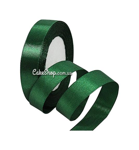 ⋗ Стрічка атласна Смарагдова 12 мм купити в Україні ➛ CakeShop.com.ua, фото