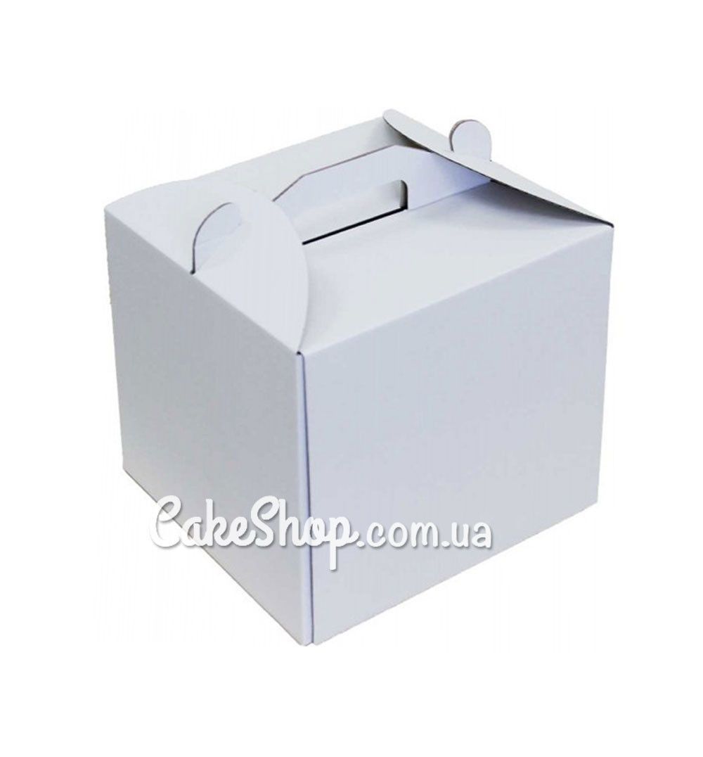 ⋗ Коробка для торта   Белая, 30х30х30 см УЦІНКА купить в Украине ➛ CakeShop.com.ua, фото