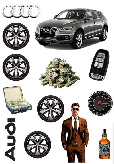 ⋗ Цукрові фігурки топери MAXI Ауді ТМ ДімК купити в Україні ➛ CakeShop.com.ua, фото