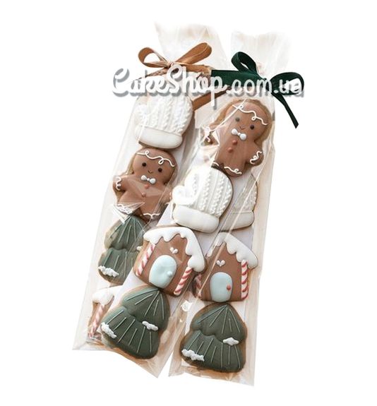 ⋗ Пакеты прозрачные с клейкой лентой для упаковки 6,5х30 см, 100 шт купить в Украине ➛ CakeShop.com.ua, фото