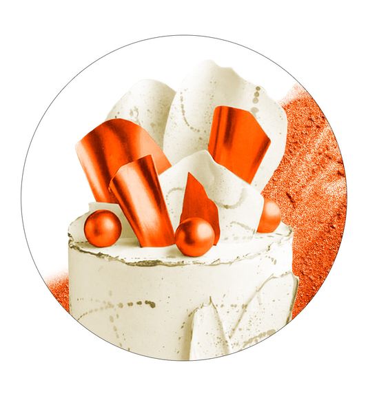 ⋗ Кандурин Помаранчевий неон 10 г купити в Україні ➛ CakeShop.com.ua, фото