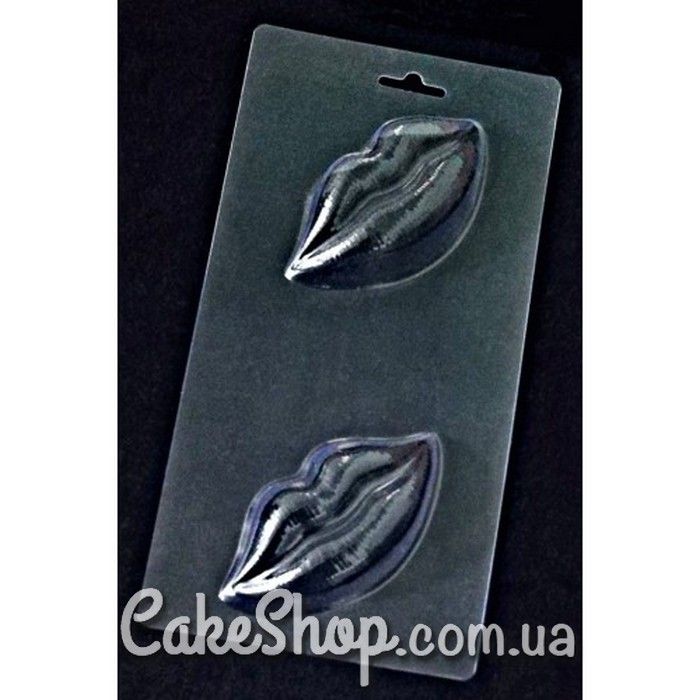 ⋗ Пластиковая форма для шоколада Губы купить в Украине ➛ CakeShop.com.ua, фото
