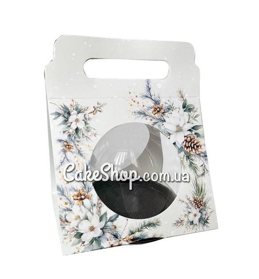 ⋗ Держатель для десертов, новогодних шаров Новогодние цветы купить в Украине ➛ CakeShop.com.ua, фото