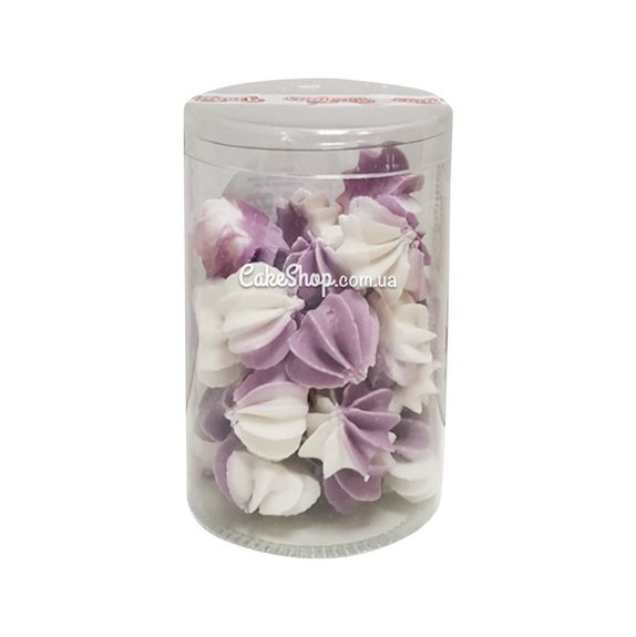 ⋗ Безе в тубусі Біло-бузкове Добрик купити в Україні ➛ CakeShop.com.ua, фото