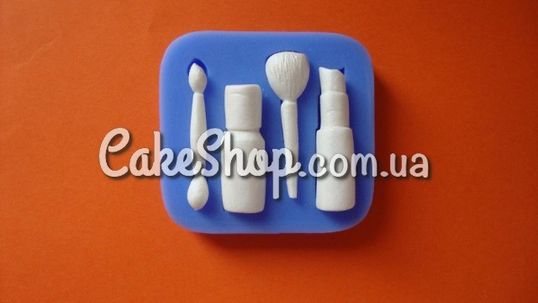 ⋗ Силіконовий молд Набір помада, кисті купити в Україні ➛ CakeShop.com.ua, фото