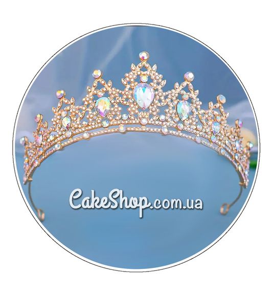 ⋗ Діадема Золото/Хамелеон купити в Україні ➛ CakeShop.com.ua, фото
