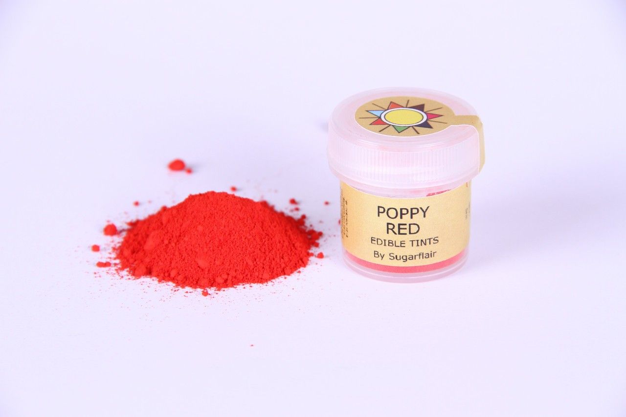 ⋗ Краситель сухой Красный мак Poppy red by Sugarflair купить в Украине ➛ CakeShop.com.ua, фото