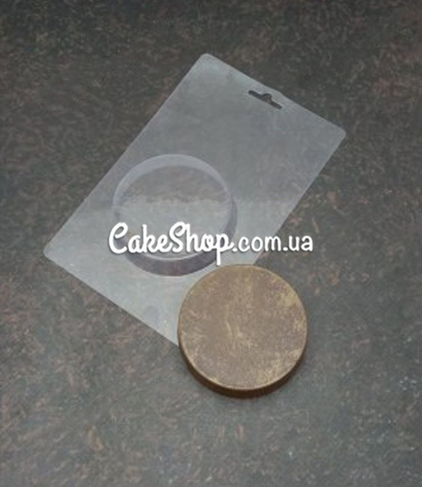 Пластиковая форма для шоколада шаблон Круг - фото
