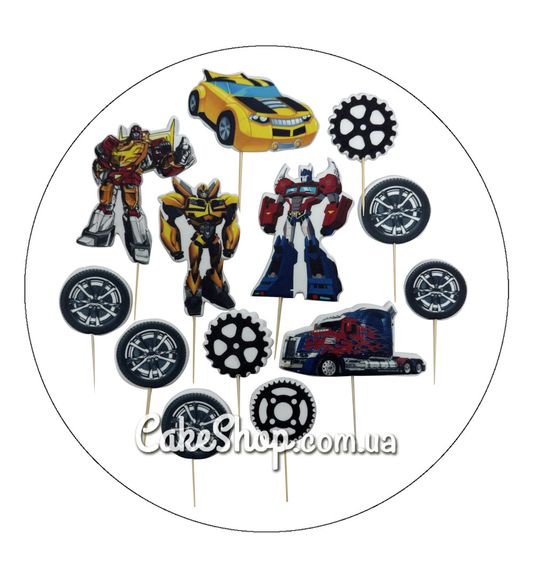 ⋗ Цукрові фігурки топери MAXI Трансформери ТМ ДімК купити в Україні ➛ CakeShop.com.ua, фото
