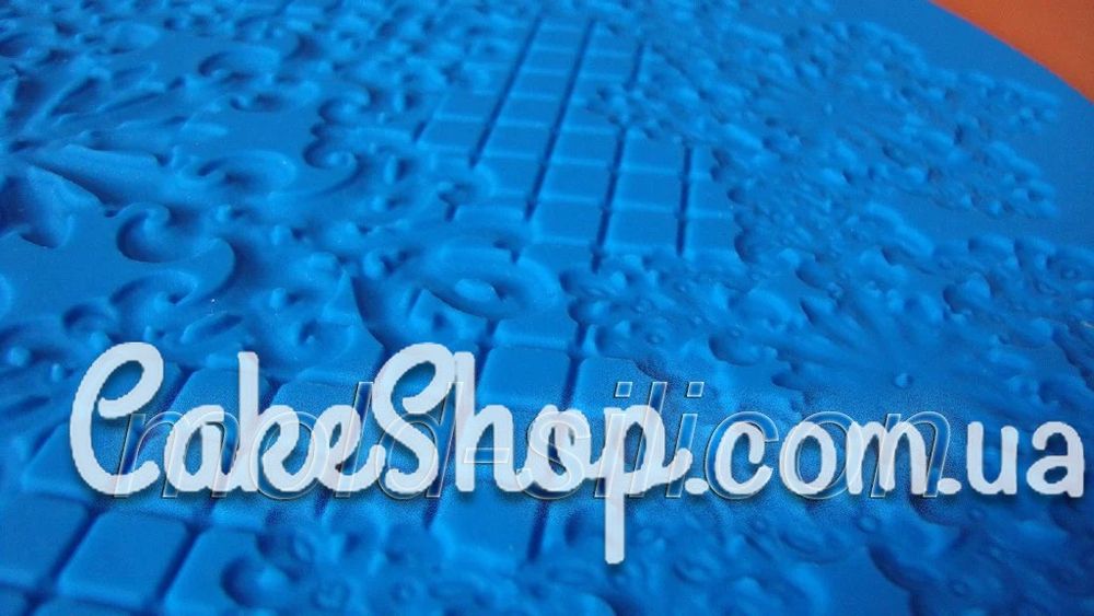 Силиконовый коврик для айсинга Салфетка из снежинок - фото