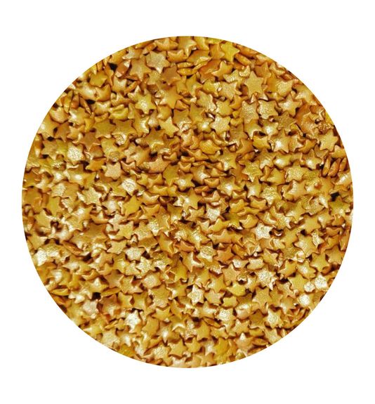 ⋗ Посипка Зірочки золоті, 50 г купити в Україні ➛ CakeShop.com.ua, фото