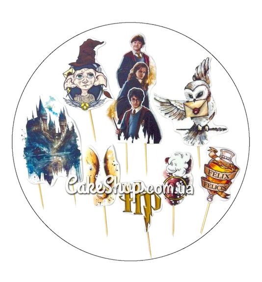 ⋗ Сахарные фигурки топеры MAXI Гарри Поттер ТМ ДомК купить в Украине ➛ CakeShop.com.ua, фото