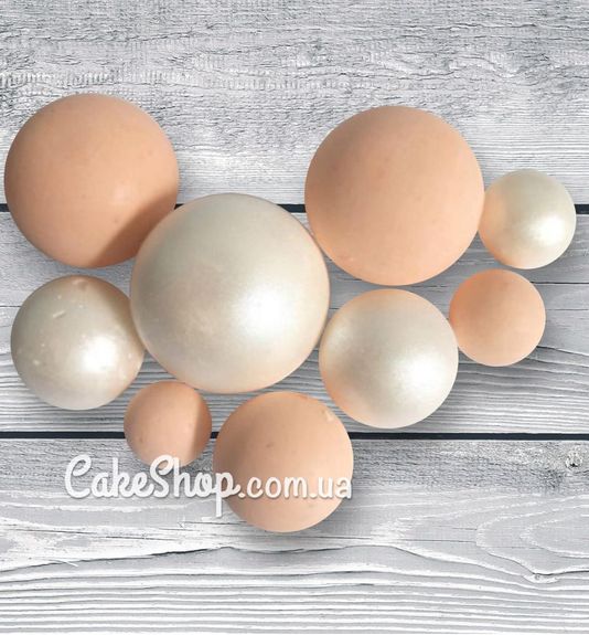 ⋗ Сфера шоколадна IR Персик-перлина купити в Україні ➛ CakeShop.com.ua, фото