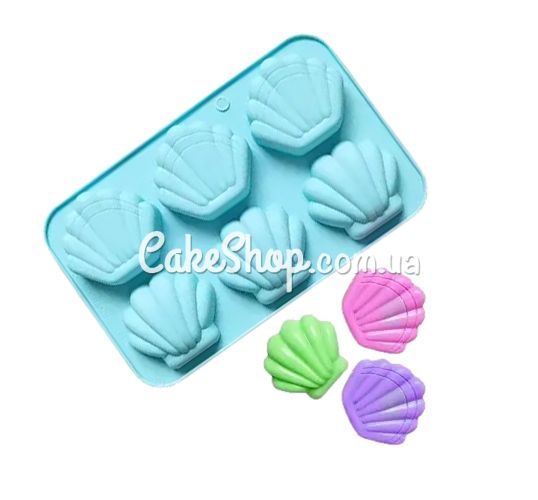 ⋗ Силіконова форма Мушлі купити в Україні ➛ CakeShop.com.ua, фото