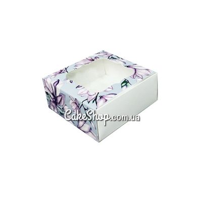 ⋗ Коробка для конфет, изделий Hand Made, мыла ручной работы Магнолия, 8х8х3,5 см купить в Украине ➛ CakeShop.com.ua, фото