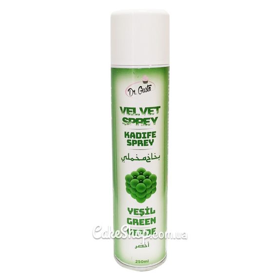 ⋗ Спрей-велюр Dr. Gusto Зелений, 250 мл купити в Україні ➛ CakeShop.com.ua, фото