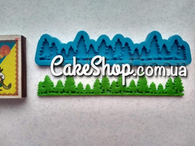 ⋗ Силиконовый молд Бордюр елки купить в Украине ➛ CakeShop.com.ua, фото