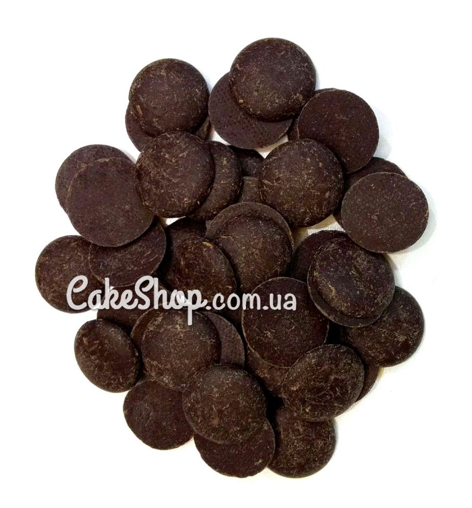 Шоколадна глазур MIR в монетках Чорний шоколад, 100г - фото