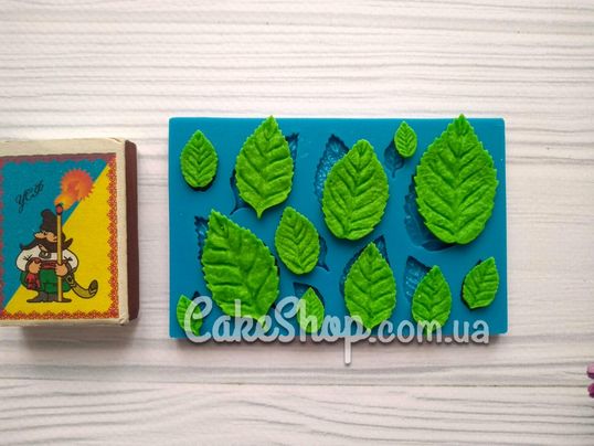 ⋗ Силіконовий молд Листя набір 3 купити в Україні ➛ CakeShop.com.ua, фото