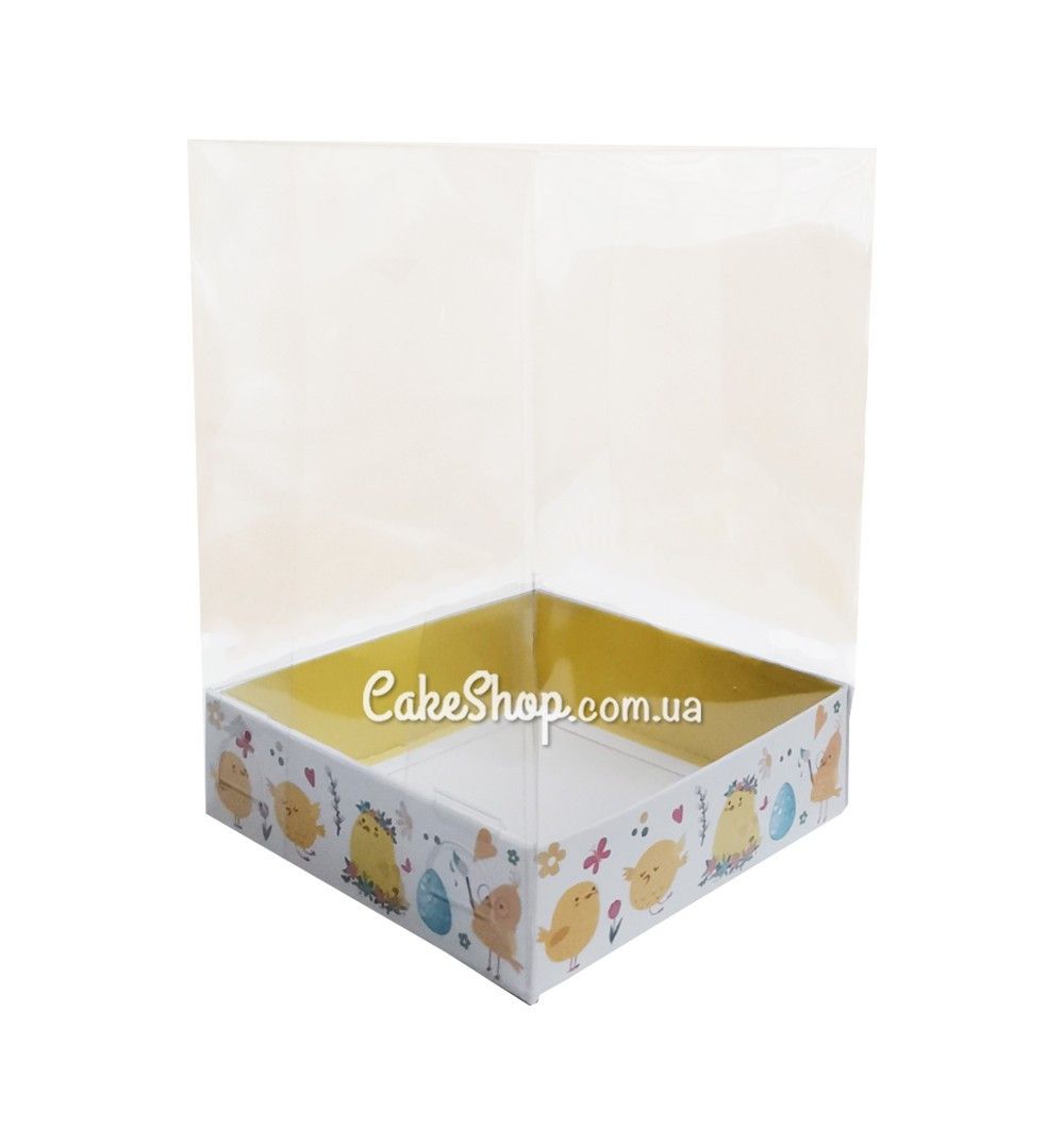 ⋗ Коробка с прозрачной крышкой Пасхальная, 12х12х18 см купить в Украине ➛ CakeShop.com.ua, фото