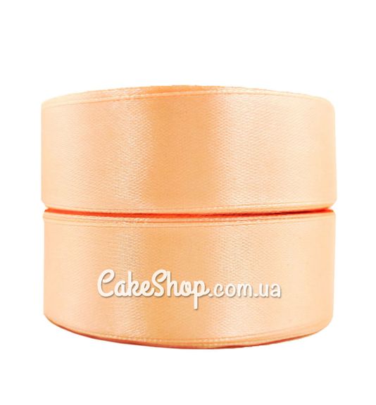 ⋗ Стрічка атласна Персик 25 мм купити в Україні ➛ CakeShop.com.ua, фото
