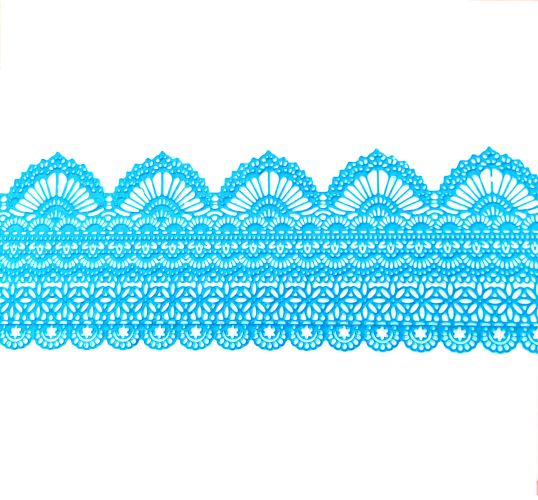 ⋗ Кружево из айсинга Slado #05 Голубое купить в Украине ➛ CakeShop.com.ua, фото