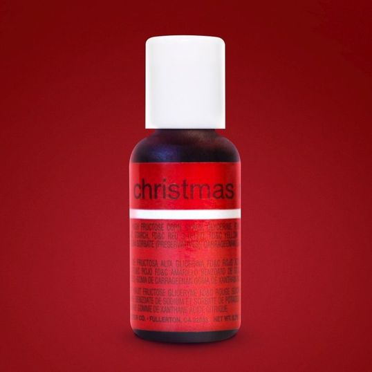 ⋗ Гелевий барвник Chefmaster Liqua-Gel Christmas Red (Різдвяний червоний) купити в Україні ➛ CakeShop.com.ua, фото
