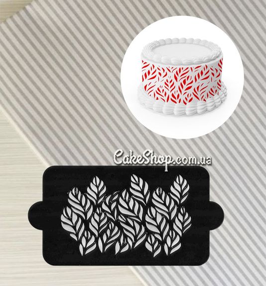 ⋗ Трафарет Візерунок листя купити в Україні ➛ CakeShop.com.ua, фото