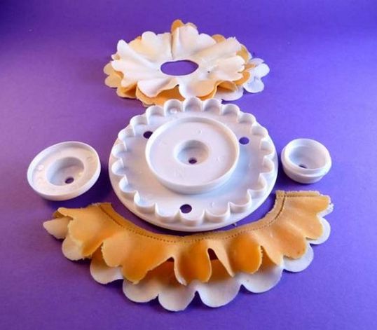 ⋗ Вырубка кондитерская Юбка Рюша Оборка Жабо купити в Україні ➛ CakeShop.com.ua, фото