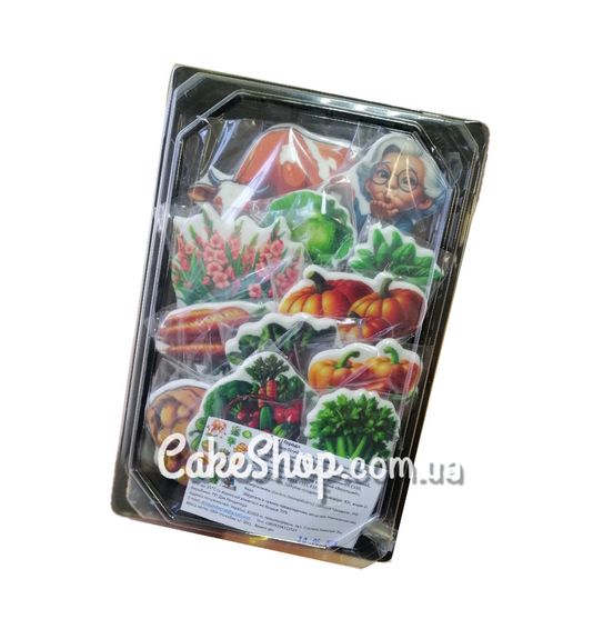 ⋗ Цукрові фігурки топери MAXI Бабуся і город ТМ ДімК купити в Україні ➛ CakeShop.com.ua, фото