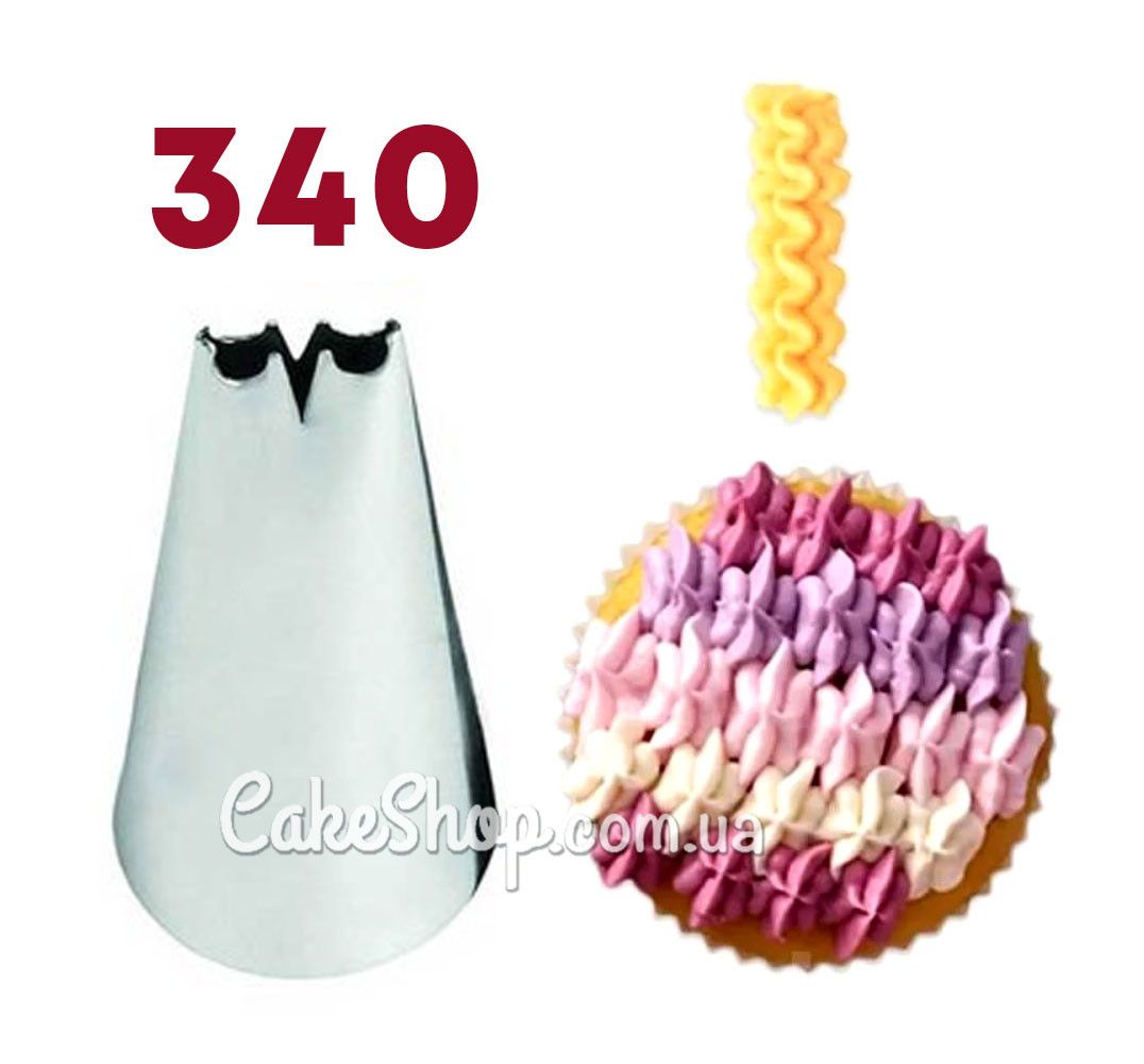 ⋗ Насадка кондитерська Пелюстка троянди #340 купити в Україні ➛ CakeShop.com.ua, фото
