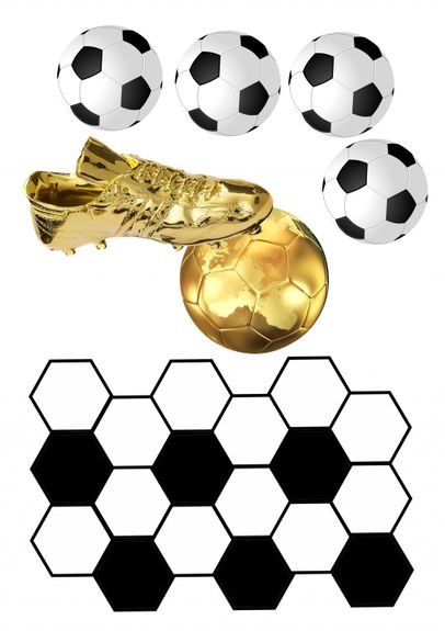 ⋗ Вафельная картинка Футбольный мяч 13 купить в Украине ➛ CakeShop.com.ua, фото