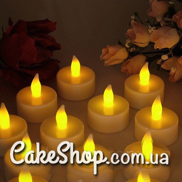 ⋗ Свічка світлодіодна мерехтлива на батарейці купити в Україні ➛ CakeShop.com.ua, фото