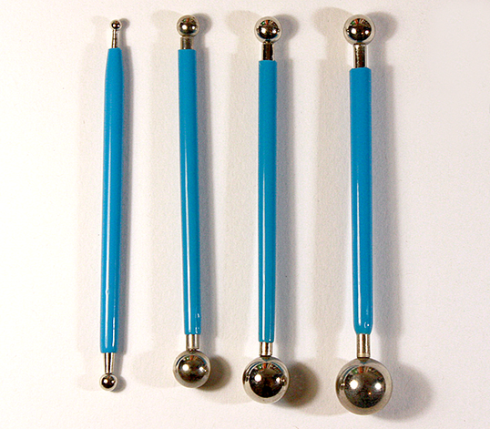 ⋗ Набор инструментов - шариков для моделирования мастики (металл) купить в Украине ➛ CakeShop.com.ua, фото