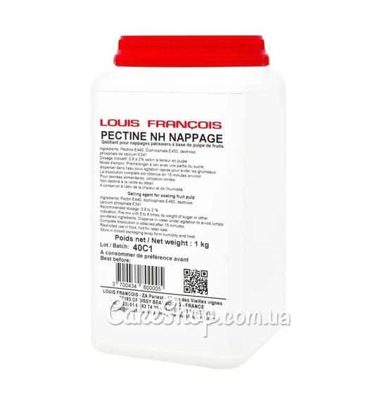 ⋗ Пектин NH Nappage термозворотній Louis Francois, 1 кг купити в Україні ➛ CakeShop.com.ua, фото