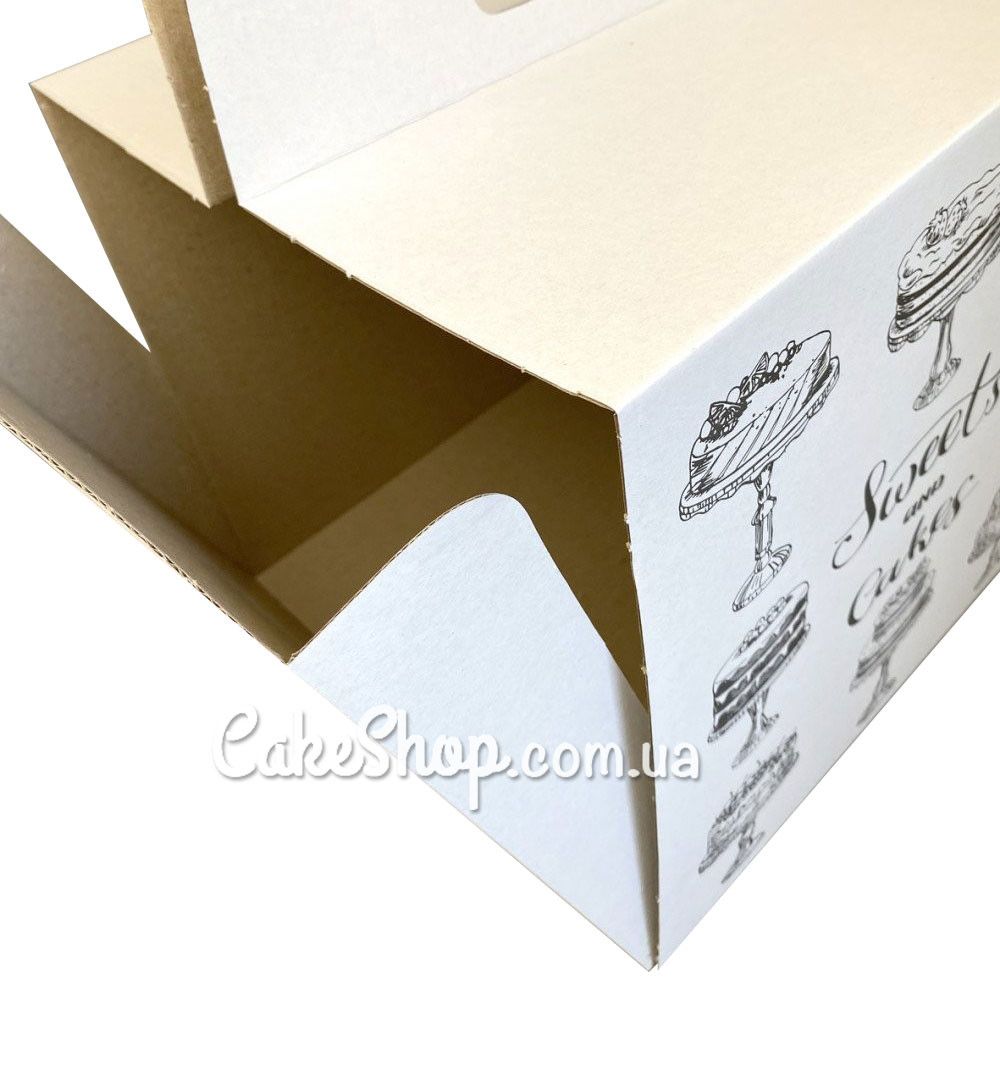 ⋗ Коробка для торта с рисунком 30х30х30 см купить в Украине ➛ CakeShop.com.ua, фото