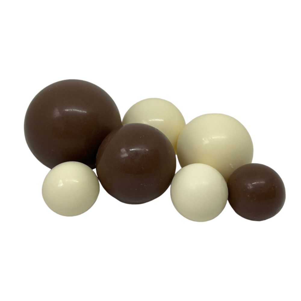 ⋗ Сфера шоколадна SD Біло-коричнева купити в Україні ➛ CakeShop.com.ua, фото