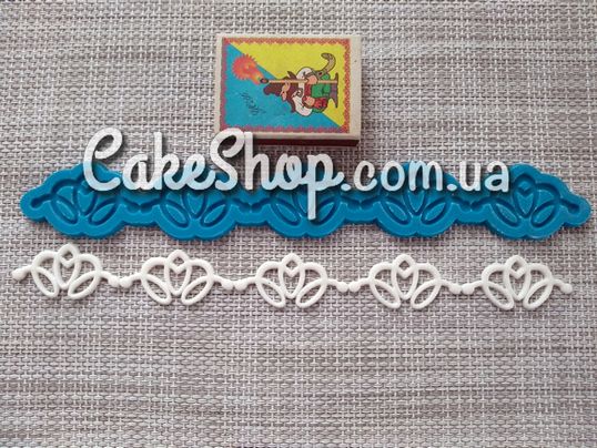 ⋗ Силиконовый молд Каллиграфический узор 12 купить в Украине ➛ CakeShop.com.ua, фото