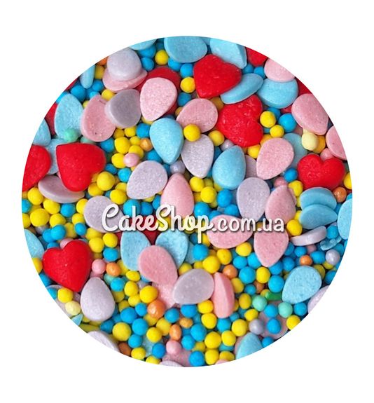 ⋗ Посыпка перламутровая Dobryk Пасха микс #5, 50 г купить в Украине ➛ CakeShop.com.ua, фото