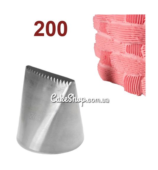 ⋗ Кондитерская насадка Дорожка #200 большая купить в Украине ➛ CakeShop.com.ua, фото