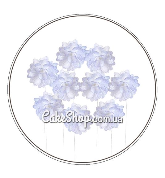 ⋗ Вафельный цветок Хризантема сиреневая 9 шт ТМ Сладо купить в Украине ➛ CakeShop.com.ua, фото