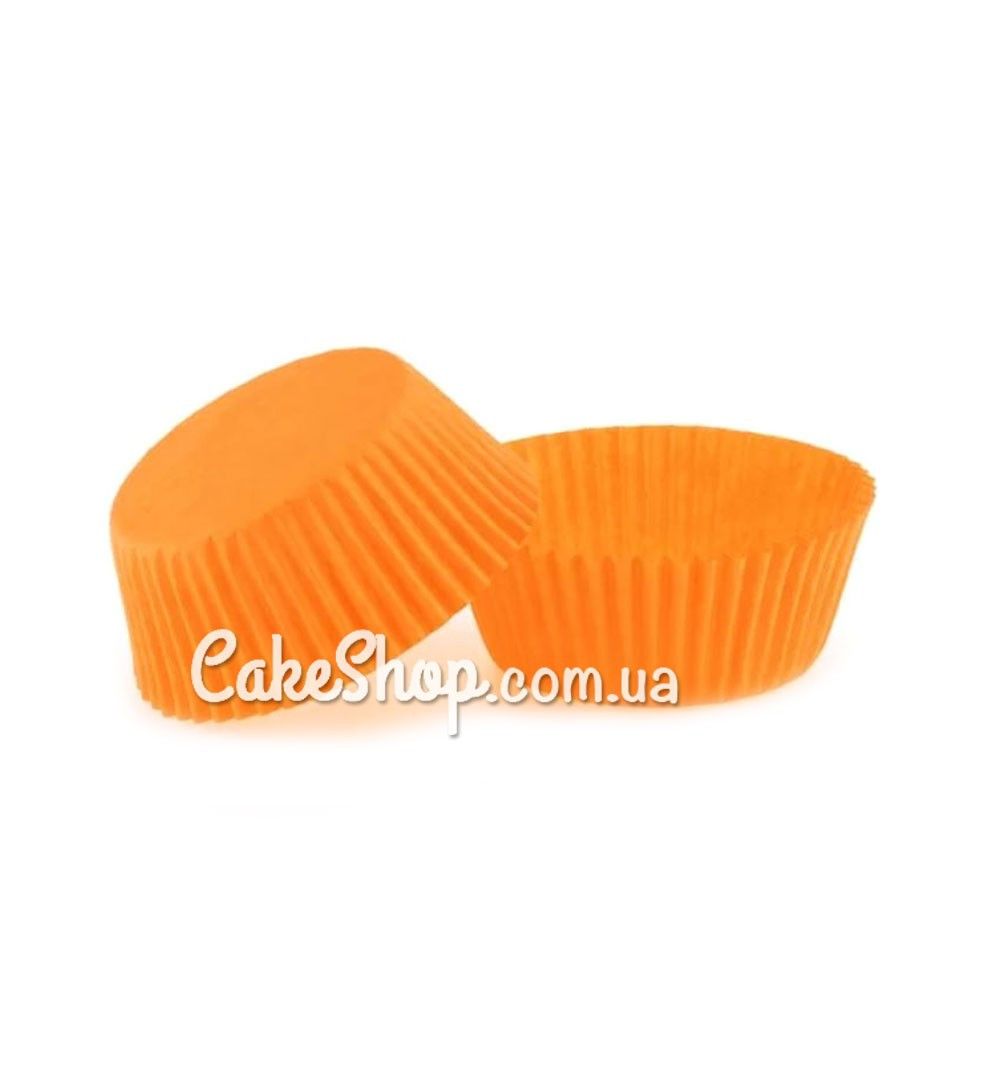 ⋗ Бумажные формы для кексов Оранжевые 5х3 см, 50 шт купить в Украине ➛ CakeShop.com.ua, фото