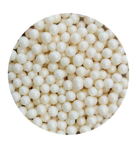 ⋗ Жемчуг сахарный Айвори 7 мм, 50 г купить в Украине ➛ CakeShop.com.ua, фото