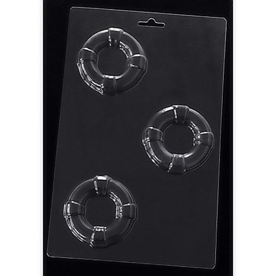 ⋗ Пластиковая форма для шоколада Спасательный круг 3D купить в Украине ➛ CakeShop.com.ua, фото